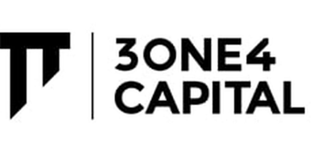 3one4 capital brand logo